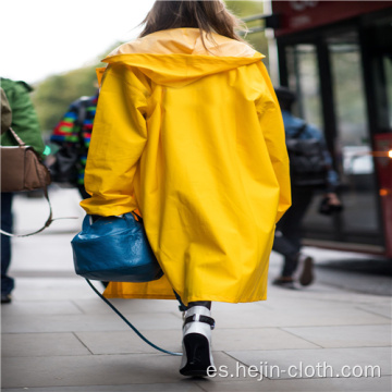 Ropa impermeable resistente de poliéster para exteriores de alta calidad